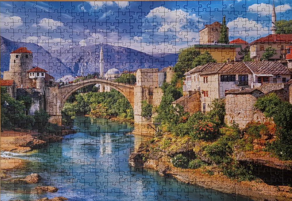 Tablouri din piese de puzzle - imagini deosebite