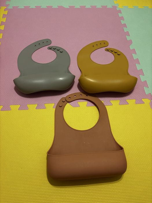 Vand set de 3 bavete silicon