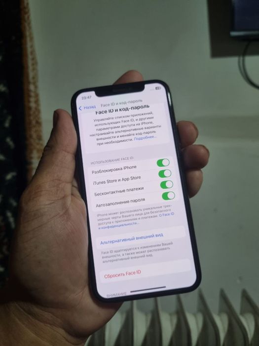 Iphone xs holati idial pamit 256 100 feys truton hamasi bor