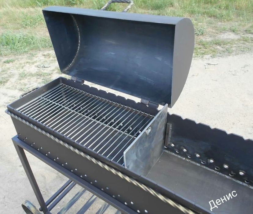 Мангал барбекю bbq шашлычницу смокер гриль очаг казан под камин