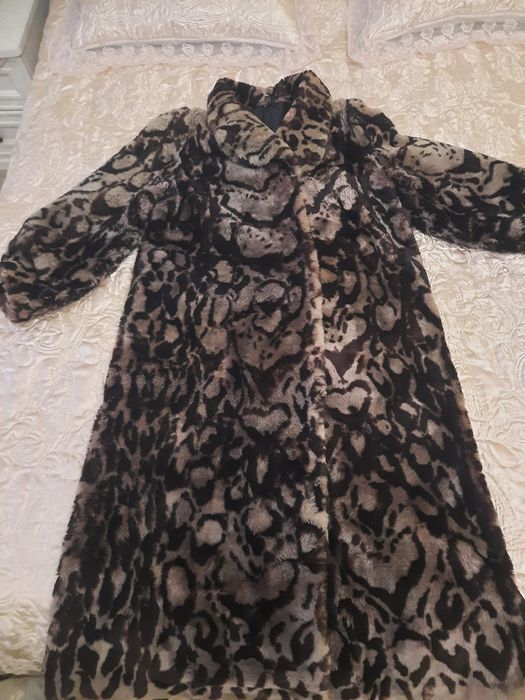 Шуба женская цигейка