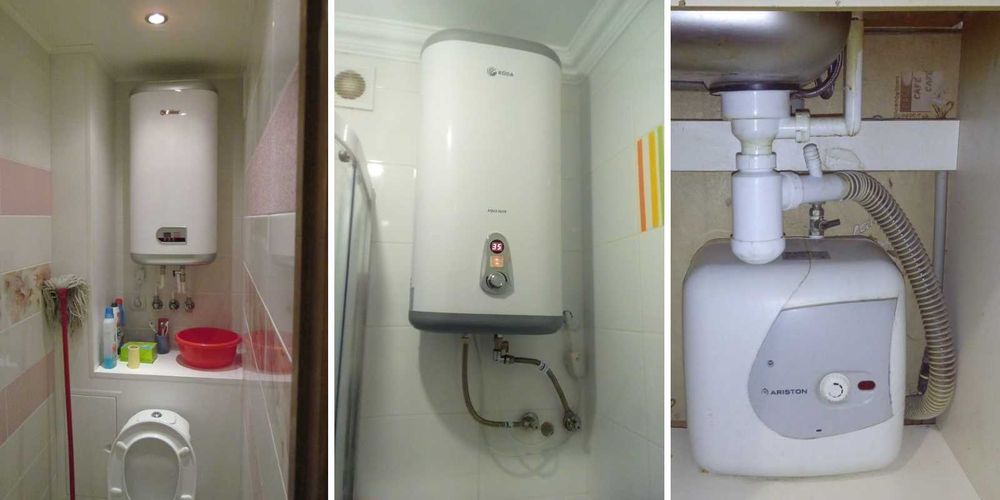 Монтаж водонагревателей (бойлеров)