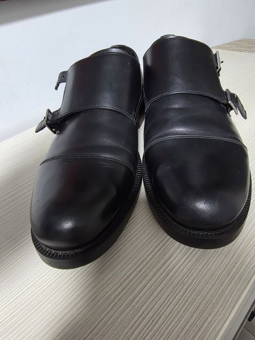 Pantofi piele barbati, monk, ZARA