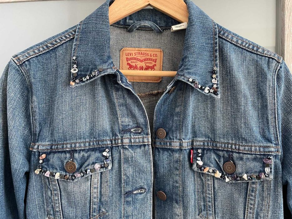 Geaca blugi unicat făcută pe comandă, Levi's, Tommy Hilfiger