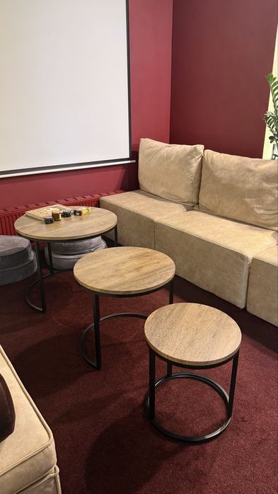 Стол журнальный из трех