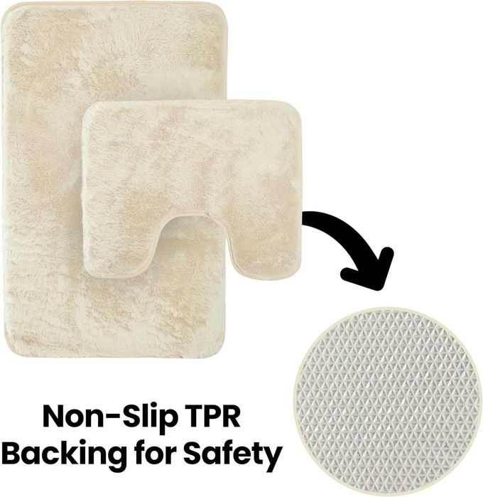 Комплект 2 постелки за баня Olivia Rocco, екстра мек килим