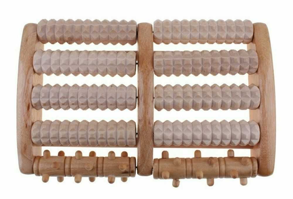 Массажёр для ног деревянный новый