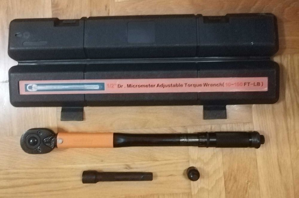 Cheie dinamometrica 1/2" cuplu 13.5 - 202.5 Nm Horusdy - Noua