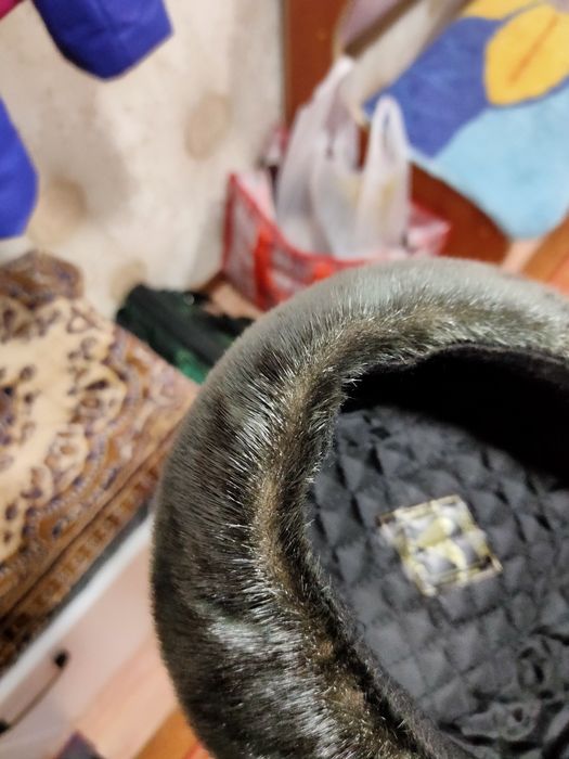 Шапка мех нерпа.