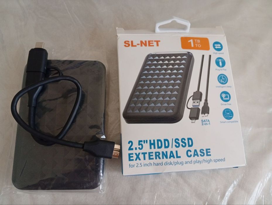 Внешний жёсткий диск 1TB Type -C/USB 3.0 (Переносной хард 1000 ГБ)