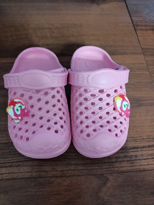 Шлепанцы детские розовые