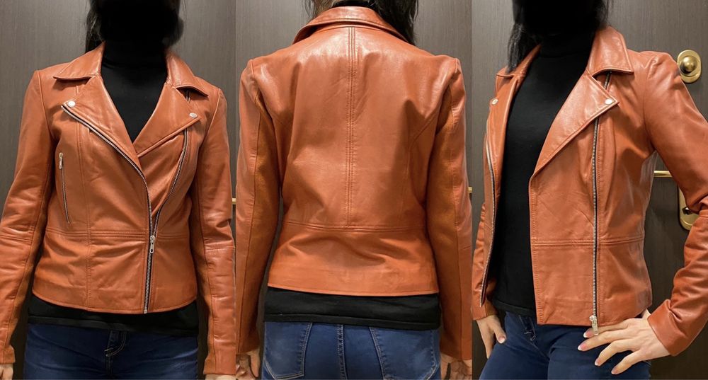 ESPRIT Lamb Leather кожени якета, агнешка кожа, р-р 34