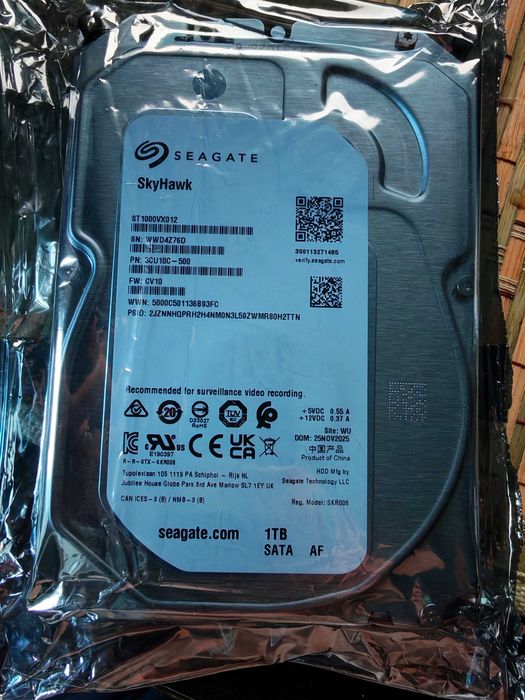 Hard disk Seagate SkyHawk Surveillance, 1TB