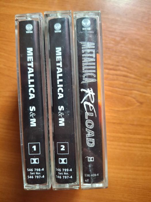 Lot casete audio originale METALLICA