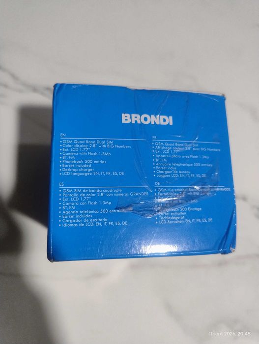 Телефон за възрастни Brondi