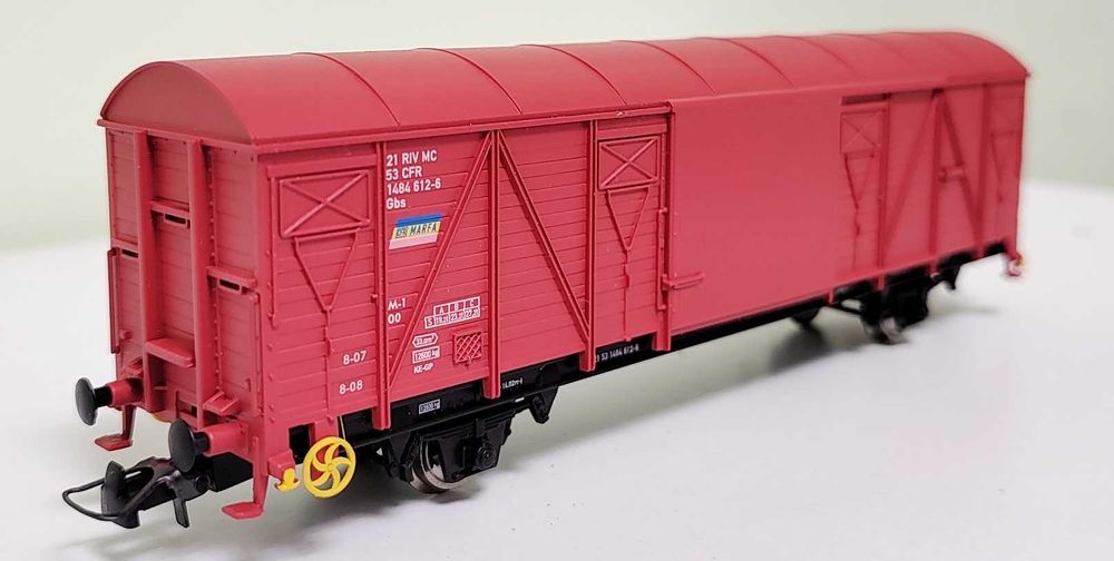 Vagon de marfă acoperit tip Gbs CFR Marfa, scară H0 nou 1:87 Epoca IV