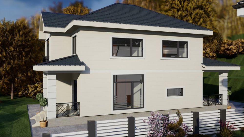 Teren de vanzare cu proiect de casa