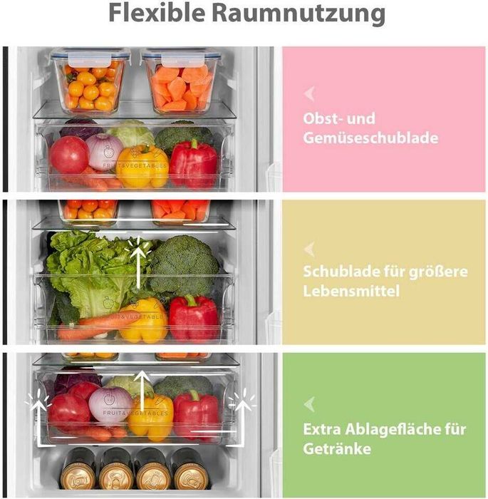 Хладилник с фризер COMFEE RCB169DK3 150см.