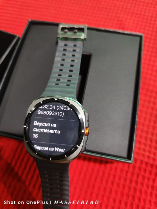 Samsung Galaxy Watch ULTRA 32GB. Перфектен изряден като нов работи с всички оператори по света