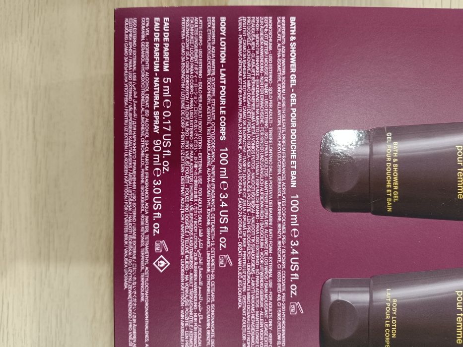 Set Cadou Versace Crystal Noir Apa de Parfum pentru Femei