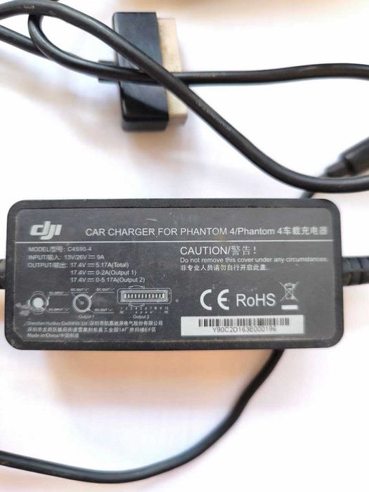 Автомобильная зарядка для дрона Phantom 4, Phantom 4 Pro