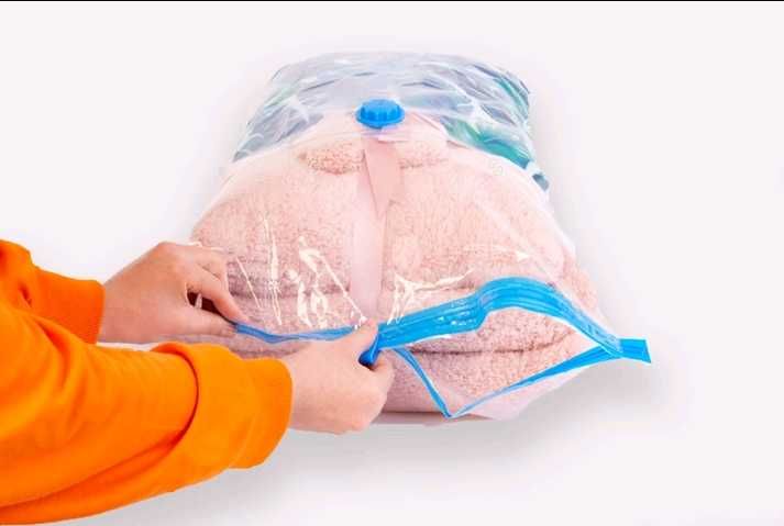 Вакуумный пакет-мешок для хранения вещей и одежды 80x130 см DU12C