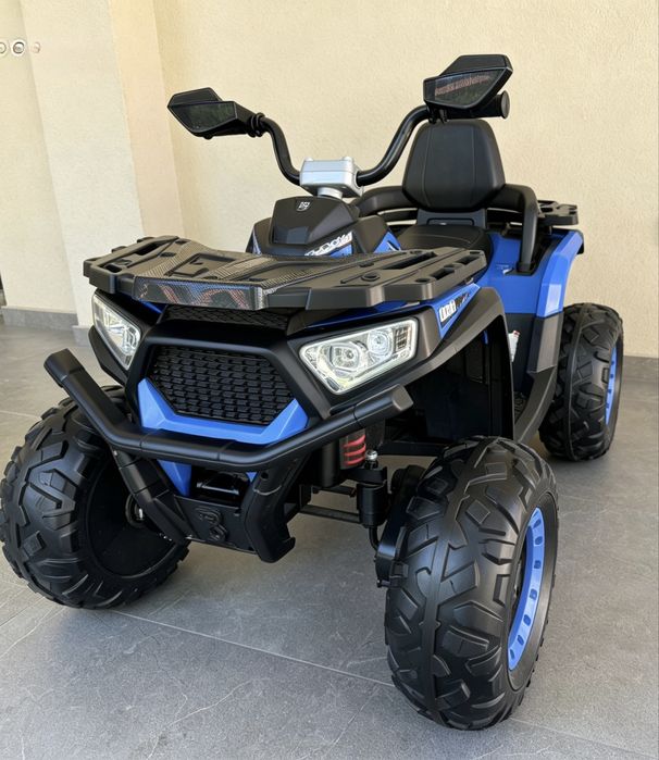 Детско акумулаторно ATV/бъги Cool Nel BLUE c 12V батерия,EVA гуми,4×4, кожена седалка