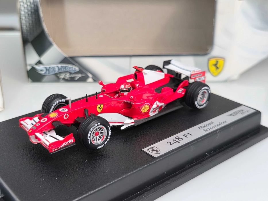 Macheta Auto 1/43 Hotwheels Ferrari 248 F1 Michael Schumacher Formula 1