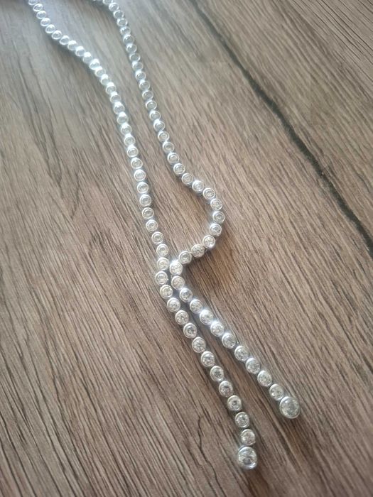 Сребърен Сет от Колие и Обеци