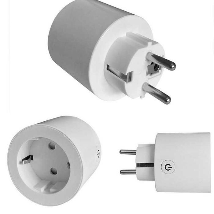 WiFi контакт адаптер 16А, 3500W Tuya Smartlife с електромер Tuya