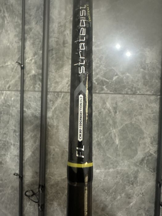 SET 2 Lansete Feeder FL STRATEGIS DISTANCE MH 4.20m 80-150g