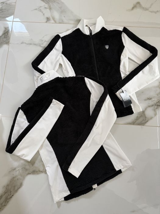 дамска термо блуза EA7 Armani суитчър поларено горнище блуза за ски