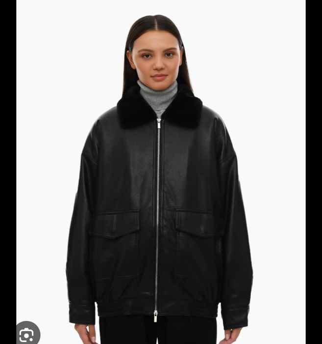 Кожаная куртка М