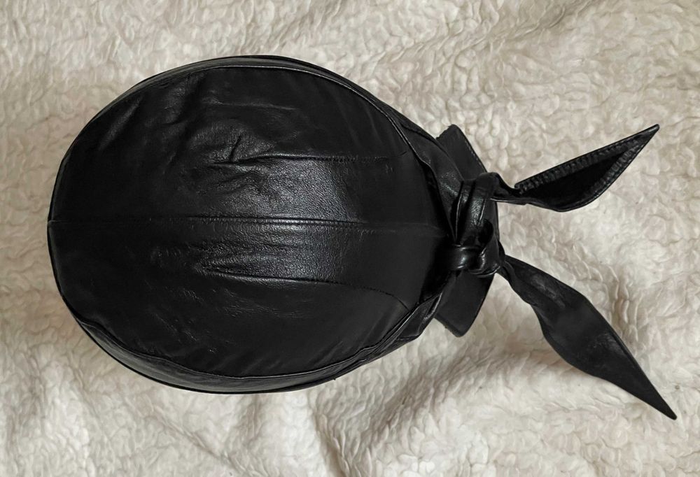 Bandana aniversara neagra unisex piele naturala Harley Davidson baieti