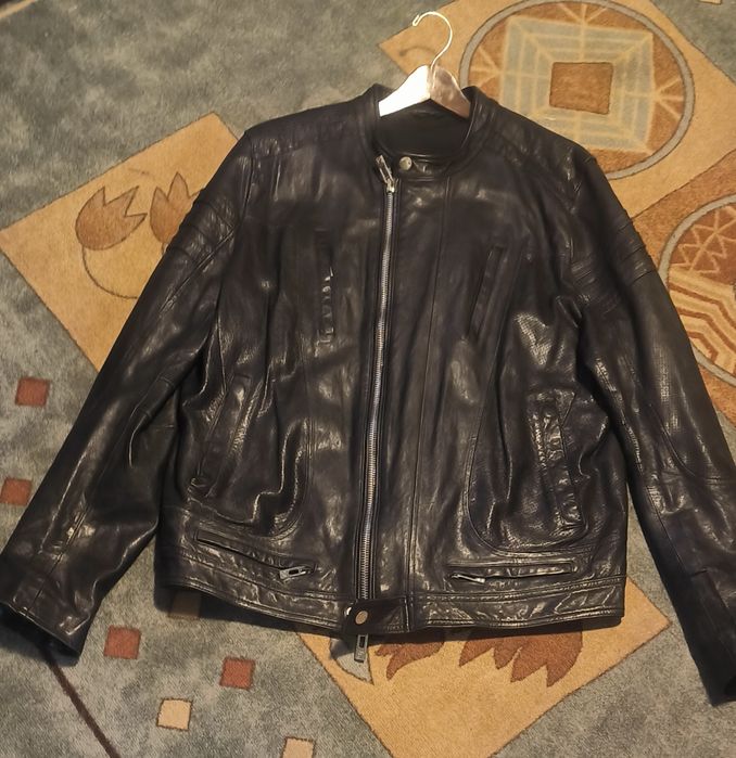 Естествена кожа якета мъжки