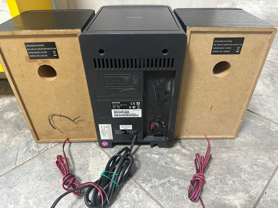 Philips MC147/12, Черна Radio/Cd/Tape/Aux