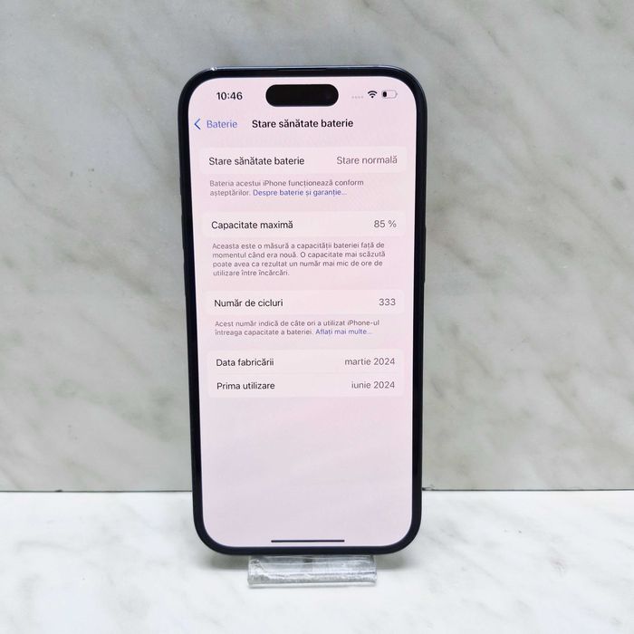 iPhone 15, 128gb, 85% Baterie, ZEUS Amanet Militari 33596