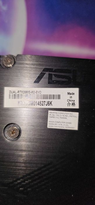 Asus RTX 2060 SUPER 8GB