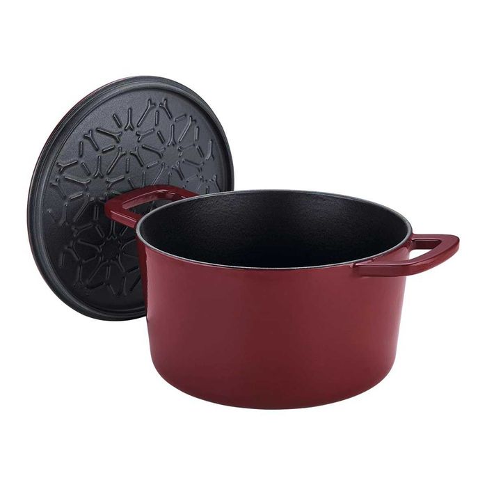 Fissler чугунен съд за готвене (бял и бордо) / тенджера 20 см – премиум клас