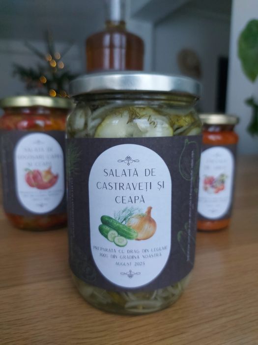 Pachet produse de casă artizanale – zacuscă, bulion și salate (gama co
