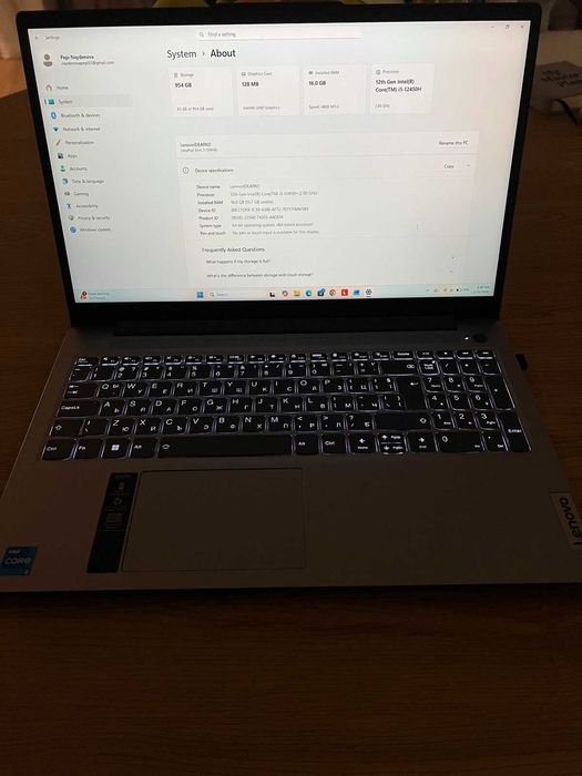 Lenovo IDeaPad 3 Slim 2год. Гаранция