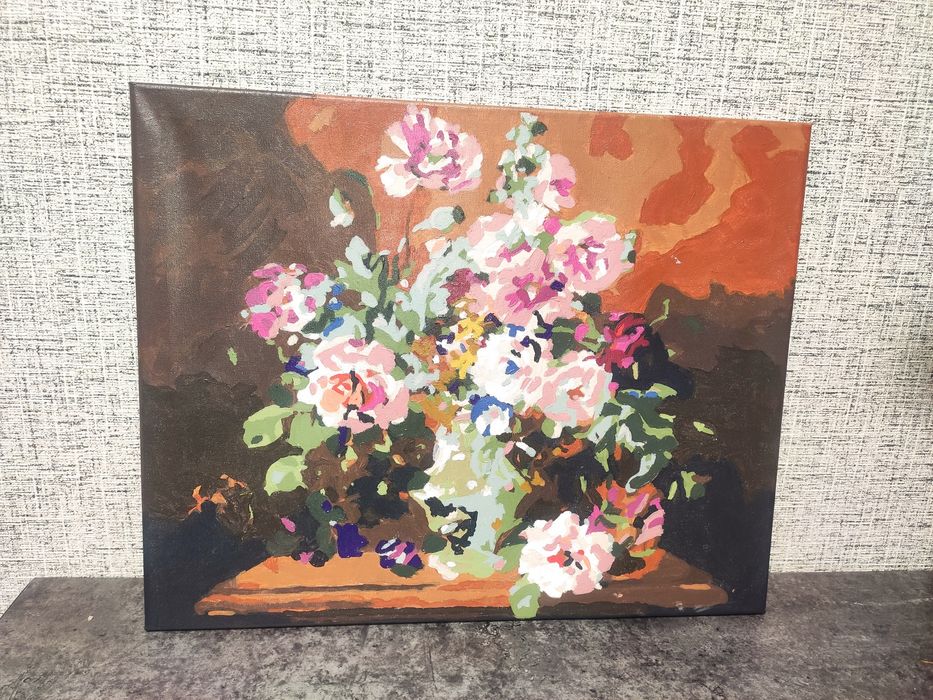 Картина по номерам, готовая