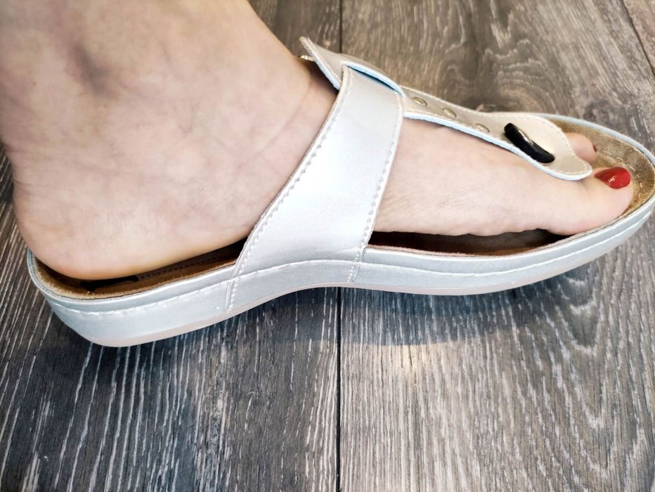 Нови анатомични чехли естествена кожа