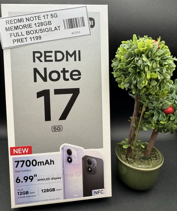 Redmi Note 17 128GB Sigilat