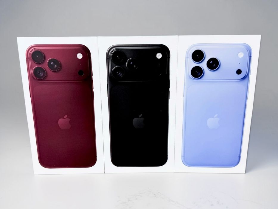 НАЛИЧЕН! Apple iPhone 18 Pro Max 256GB Black / Silver / Glacier / Burgundy Гаранция!