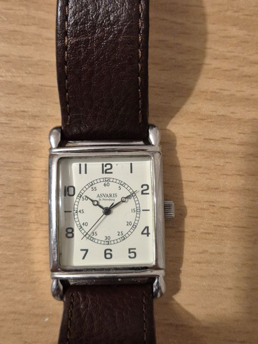 Ceas Asvaris stil vintage, dreptunghiular 37×29 mm, quartz Myota