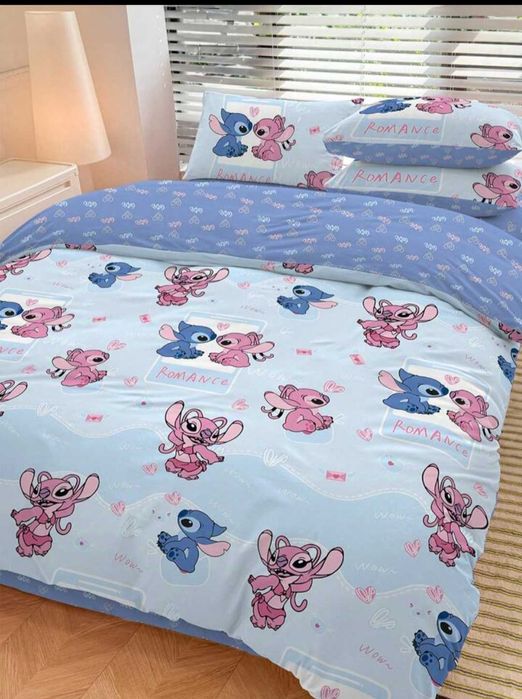 135/200 Комплект чаршаф и калъфка Лило и Стич Lilo and Stitch
