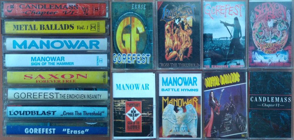 #3 - Аудио касети - неофициални издания, рок, хард, хеви. 10 лв.