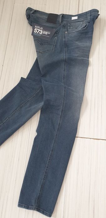 Replay Milano Anbass Stretch Slim Fit 34/34 НОВО! ОРИГИНАЛ Мъжки Дънки