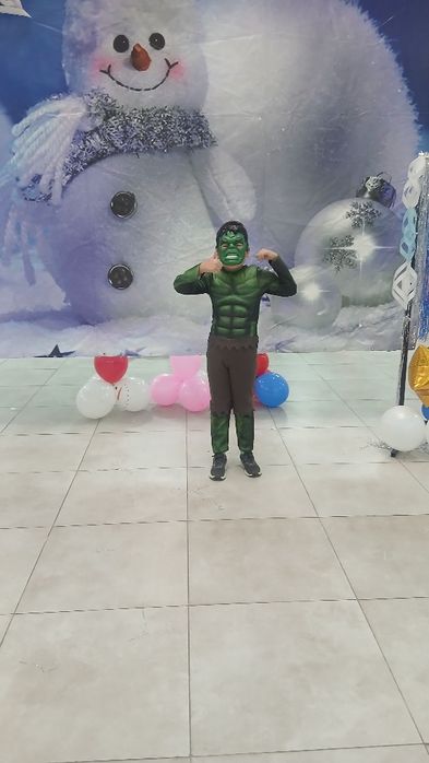 Новогодный костюм халк